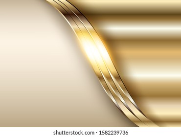 Abstract business background gold, vector illustration.