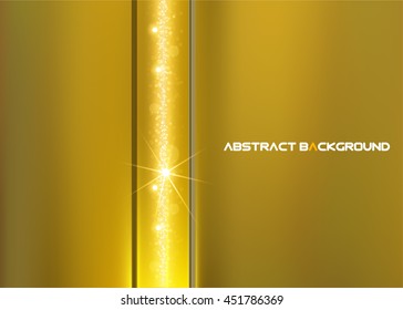 Abstract business background with golden sparkles - vector 