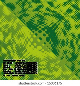 Abstract business background Green