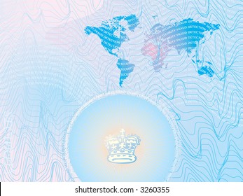 Un fondo empresarial abstracto ilustrado con características de seguridad