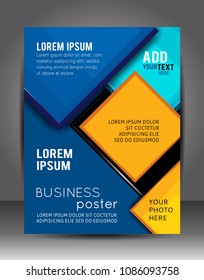 Abstract Business Background. Layer template