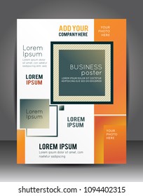 Abstract Business Background. Layer template