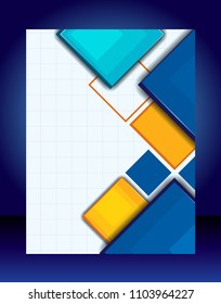 Abstract Business Background. Layer template