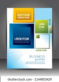 Abstract Business Background. Layer template
