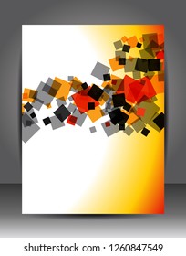 Abstract Business Background. Layer template