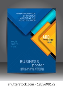 Abstract Business Background. Layer template