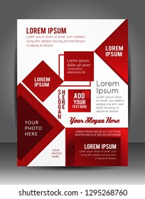 Abstract Business Background. Layer template