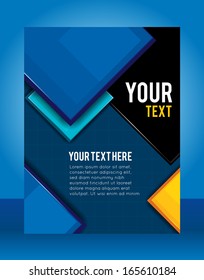 Abstract Business Background. Layer template
