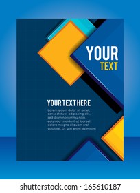 Abstract Business Background. Layer template