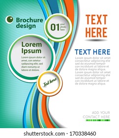 Abstract Business Background. Layer template