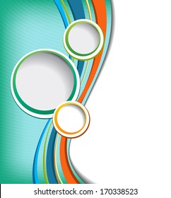 Abstract Business Background. Layer template