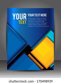 Abstract Business Background. Layer template