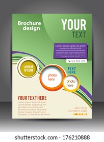 Abstract Business Background. Layer template