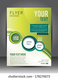Abstract Business Background. Layer template. Flyer design or brochure.