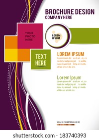 Abstract Business Background. Layer template. Brochure or flyer