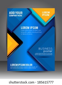 Abstract Business Background. Layer template