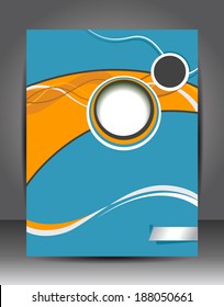 Abstract Business Background. Layer template