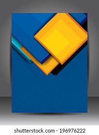 Abstract Business Background. Layer template