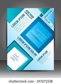 Abstract Business Background. Layer template