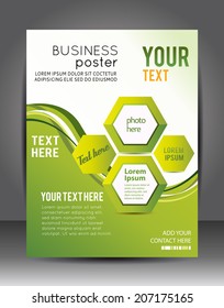Abstract Business Background. Layer template