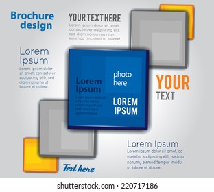 Abstract Business Background. Layer template