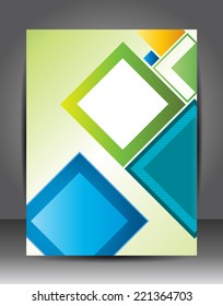 Abstract Business Background. Layer template