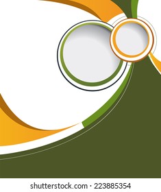 Abstract Business Background. Layer template. Vector illustration