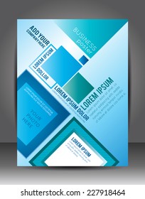 Abstract Business Background. Layer template