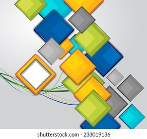 Abstract Business Background. Layer template