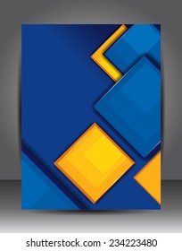 Abstract Business Background. Layer template