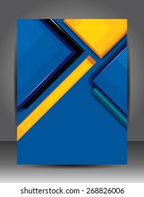 Abstract Business Background. Layer template. Brochure or flyer