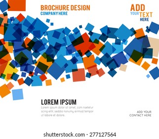 Abstract Business Background. Layer template