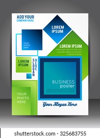 Abstract Business Background. Layer template