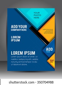 Abstract Business Background. Layer template