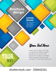 Abstract Business Background. Layer template