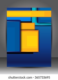 Abstract Business Background. Layer template. Brochure or flyer