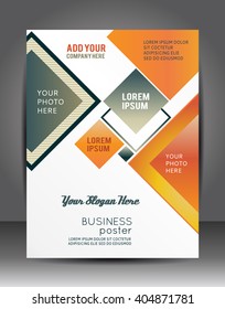 Abstract Business Background. Layer template