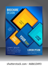 Abstract Business Background. Layer template. Brochure or flyer