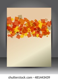 Abstract Business Background. Layer template