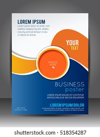 Abstract Business Background. Layer template. Brochure or flyer