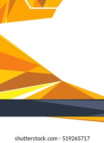 Abstract Business Background. Layer template