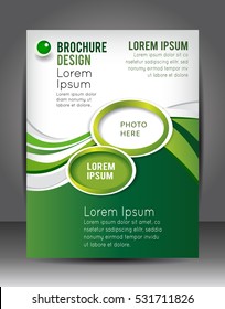 Abstract Business Background. Layer template for brochure or flyer