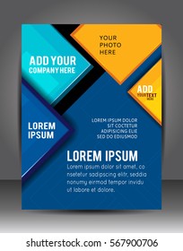 Abstract Business Background. Layer template