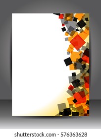 Abstract Business Background. Layer template