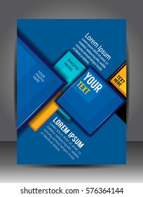 Abstract Business Background. Layer template. Brochure or flyer