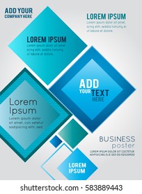 Abstract Business Background. Layer template