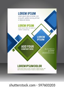 Abstract Business Background. Layer template