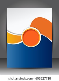 Abstract Business Background. Layer template. Brochure or flyer