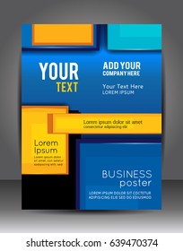 Abstract Business Background. Layer template. Brochure or flyer