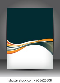 Abstract Business Background. Layer template for brochure or flyer